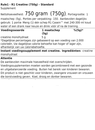 Rule1 Creatine (750g)